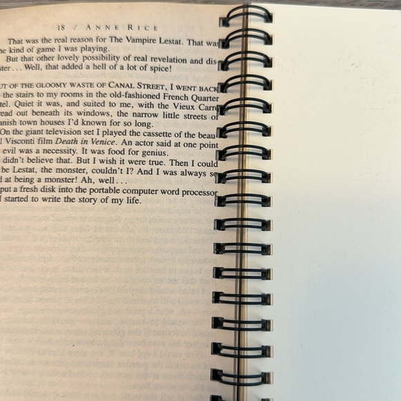 Secret Journal “The Vampire Lestat” 📚 Handmade journal from an old book - Picture 4 of 7